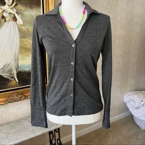 Banana Republic Grey button up Size XS